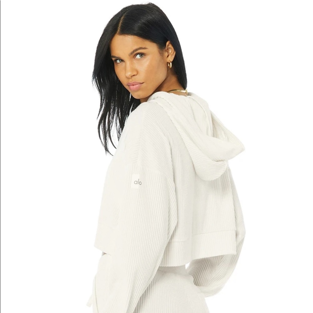 ALO Muse Hoodie in Ivory